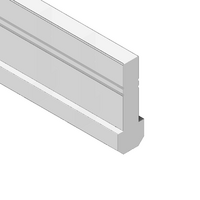 61-260-0 MODULAR SOLUTIONS SLIDE PROFILE<br>PROFILE GUIDE 40MM FOR ALUMINUM PANELS